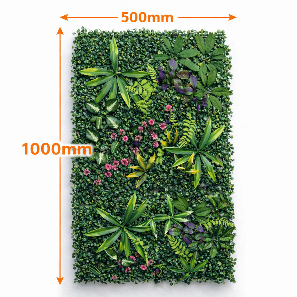 Artificial Living Wall Panel (100cm x 50cm)